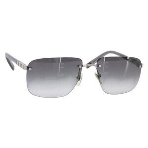 LOUIS VUITTON Sunglasses plastic Black LV Auth BA7832